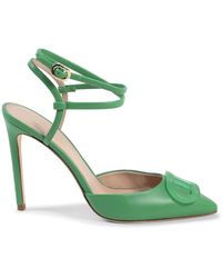 Dee Ocleppo - Bicolor Leather High Heel Pumps - Lyst