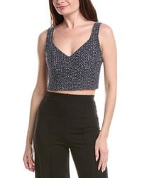 BOSS - Balitar Tweed Top - Lyst