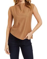 Drew - Gemma Top In Camel - Lyst