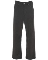 Nine:inthe:morning - Wide-Legged Corduroy Trousers With Classic Five-Pocket Design - Lyst