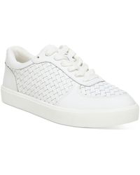 Sam Edelman - Emma Leather Basketweave Casual And Fashion Sneakers - Lyst