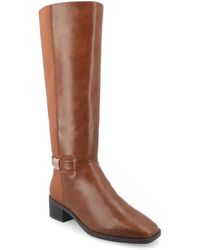 Journee Collection - Collection Tru Comfort Foam Londyn Wide Width Wide Calf Boots - Lyst
