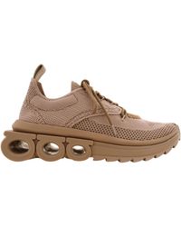 Ferragamo - Ferragamo Nima Technical Knit Running Sneakers, Size 7 - Lyst