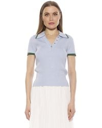 Alexia Admor - Diara Polo Top - Lyst