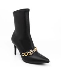 Juicy Couture - Tommi Faux Leather Pointed Toe Ankle Boots - Lyst