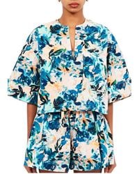 Ulla Johnson - Suri V-Neck Blouse - Lyst