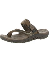 Skechers - Usa reggae Wild Catch Contoured Footbed Toe Loop Sport Sandals - Lyst