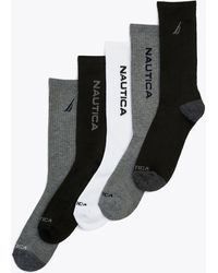 Nautica - Athletic Crew Socks, 5-pack - Lyst