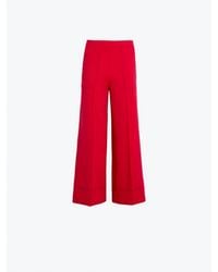 Vilagallo - Wide Leg Pant With Seaming - Lyst