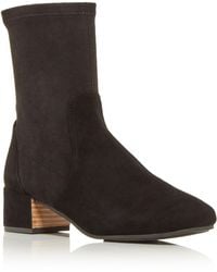 Gentle Souls - Ella Stretch Bootie Leather Bootie Ankle Boots - Lyst