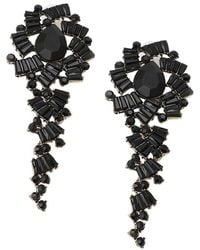 SOH - Crystal Drop Earrings - Lyst