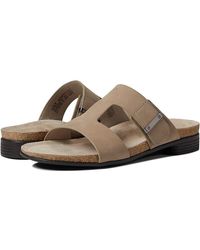 Munro - Jody Sandals Leather Cutout Comfort Slide Zpo2438 - Lyst