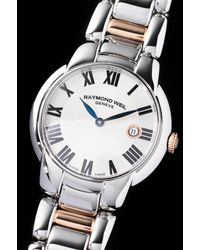 Raymond Weil - Jasmine Stainless Steel Date Quartz Watch 5229-s5-01659 - Lyst