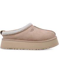 UGG - Tazz Platform Suede Braid Mules - Lyst