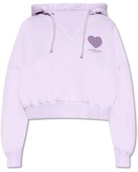 RED Valentino - Lavender Hoodie Pullover Sweatshirt - Lyst
