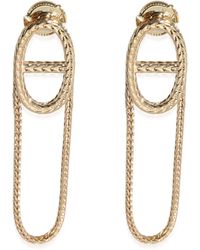 Hermès - Chaine D'ancre Danae Earrings In 18k Yellow Gold - Lyst
