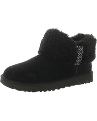 UGG - Ultra Mini Suede Winter Shearling Boots - Lyst