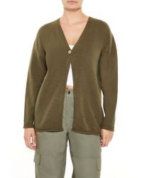Forever 21 - Split-Hem Cardigan Sweater - Lyst