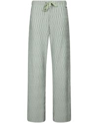 Herno - Textured Trousers With And Drawstring Waist - Lyst