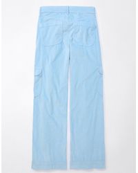 American Eagle Outfitters - Ae Dreamy Drape Stretch Corduroy Super High-waisted baggy Wide-leg Pant - Lyst