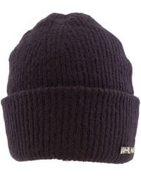 Van Palma - Gaston Wool Beanie W 14K- Plated Brass Logo - Lyst