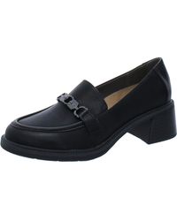 Dr. Scholls - Rate Up Bit Faux Leather Slip On Loafer Heels - Lyst