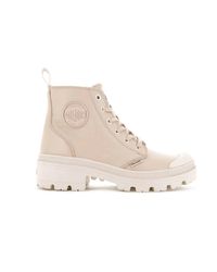 Palladium - Pallabase Leather Boots - Lyst