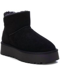 Xti - Suede Winter Boots - Lyst