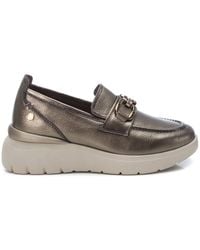 Xti - Carmela Leather Collection Wedge Moccasins - Lyst