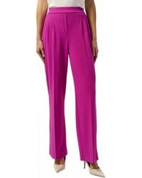 Joseph Ribkoff - Pleated Pull On Wide Leg Trouser Pant - Lyst
