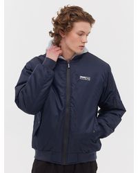 Bench - Bomper Fleece Hood Bomber Jacket - Lyst