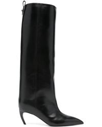 The Attico - Leather Boots 'Lea' - Lyst