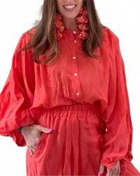 Pearl & Caviar - Callisto Button Down Shirt - Lyst