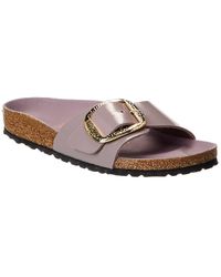 Birkenstock - Madrid Narrow Big Buckle Patent Sandal - Lyst