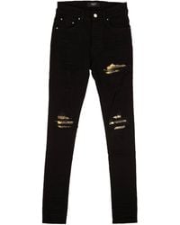 Amiri - Black Aloha Mx1 Skinny Denim Jeans - Lyst
