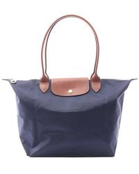 Longchamp - Le Pliage Original L Tote Bag Canvas Leather - Lyst
