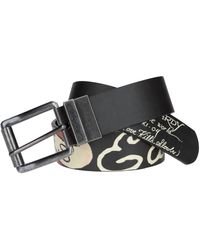 Ed Hardy - Skull And Sword Belt - Lyst