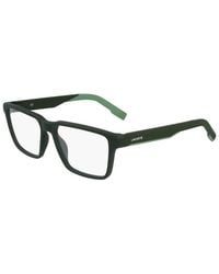 Lacoste - Eyeglasses Rectangle Full Rim, Frame And Clear Demo Lenses Lens L2924400 - Lyst