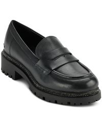 DKNY - Rudy Comfort Insole Leather Loafers - Lyst