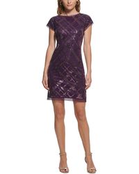 Vince Camuto - Sequined Short Mini Dress - Lyst