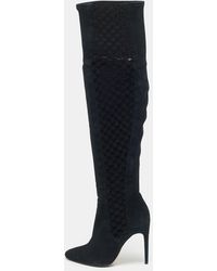 Alexandre Birman - Suede Over The Knee Boots - Lyst