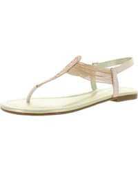 Bandolino - Kayte Glitter Jeweled Thong Sandals - Lyst