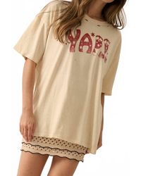 Promesa - Y'All Cowboy Distressed Vintage-Wash Western Graphic Tee - Lyst