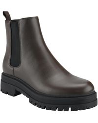Marc Fisher - Pietro Faux Leather Slip-On Chelsea Boots - Lyst