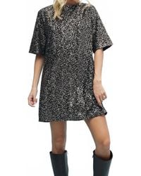 Wishlist - Sequin Open Back Mini Dress - Lyst