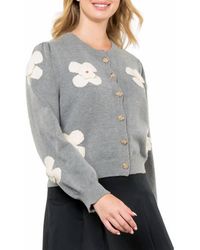 Thml - Flower Knit Cardigan - Lyst