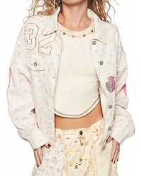 Pol - Embroidered Floral Jacket - Lyst