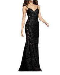 Jovani - Mermaid Lace Sequin Gown - Lyst