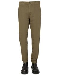 Aspesi - Straight-Leg Chino Pants With Zipper - Lyst