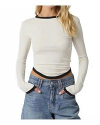 Olivaceous - Kendall Long Sleeve Top - Lyst